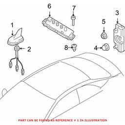 Audi Radio Antenna Assembly 4G0035503JGRU